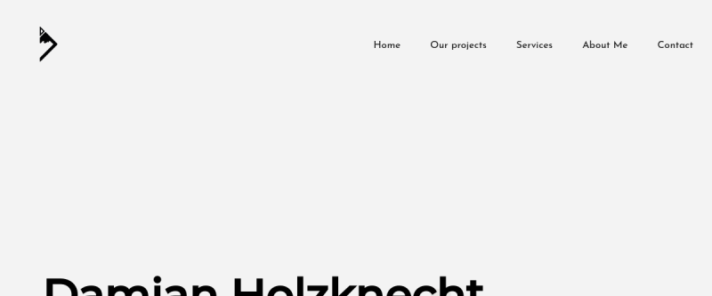Damian Holzknecht Website Vorschau